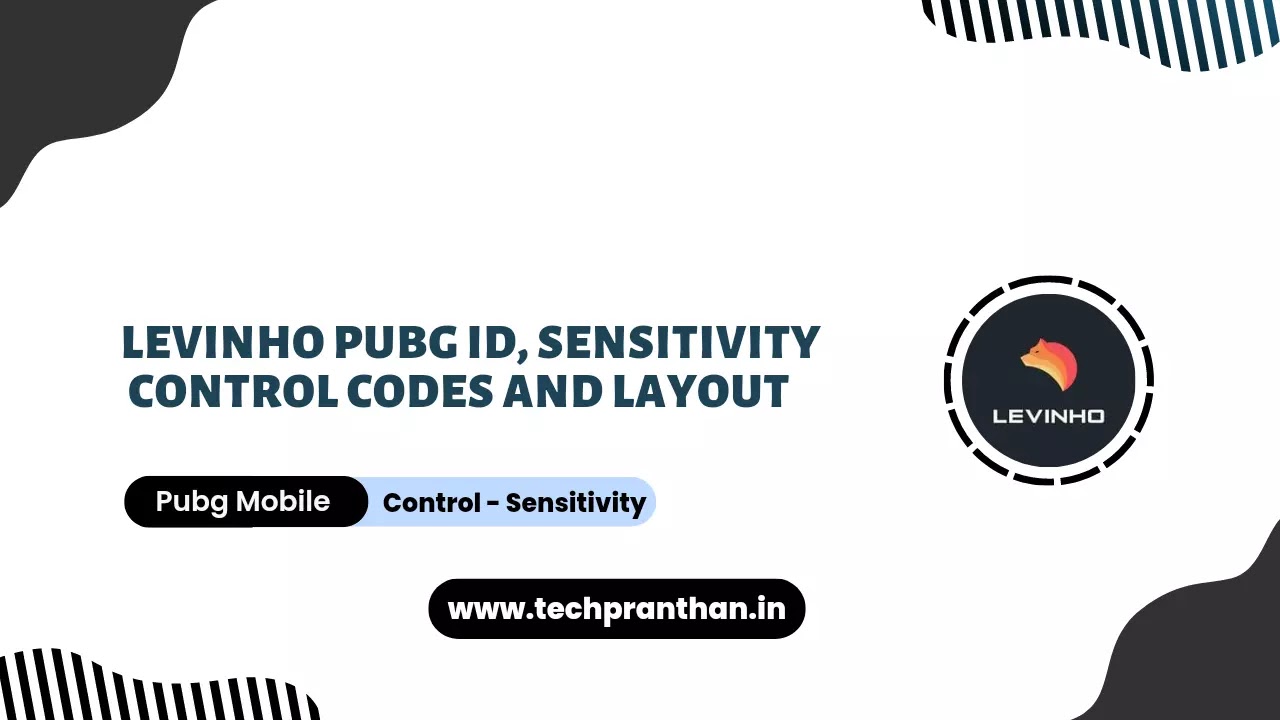 Levinho PUBG ID, sensitivity, and Control codes And Layout