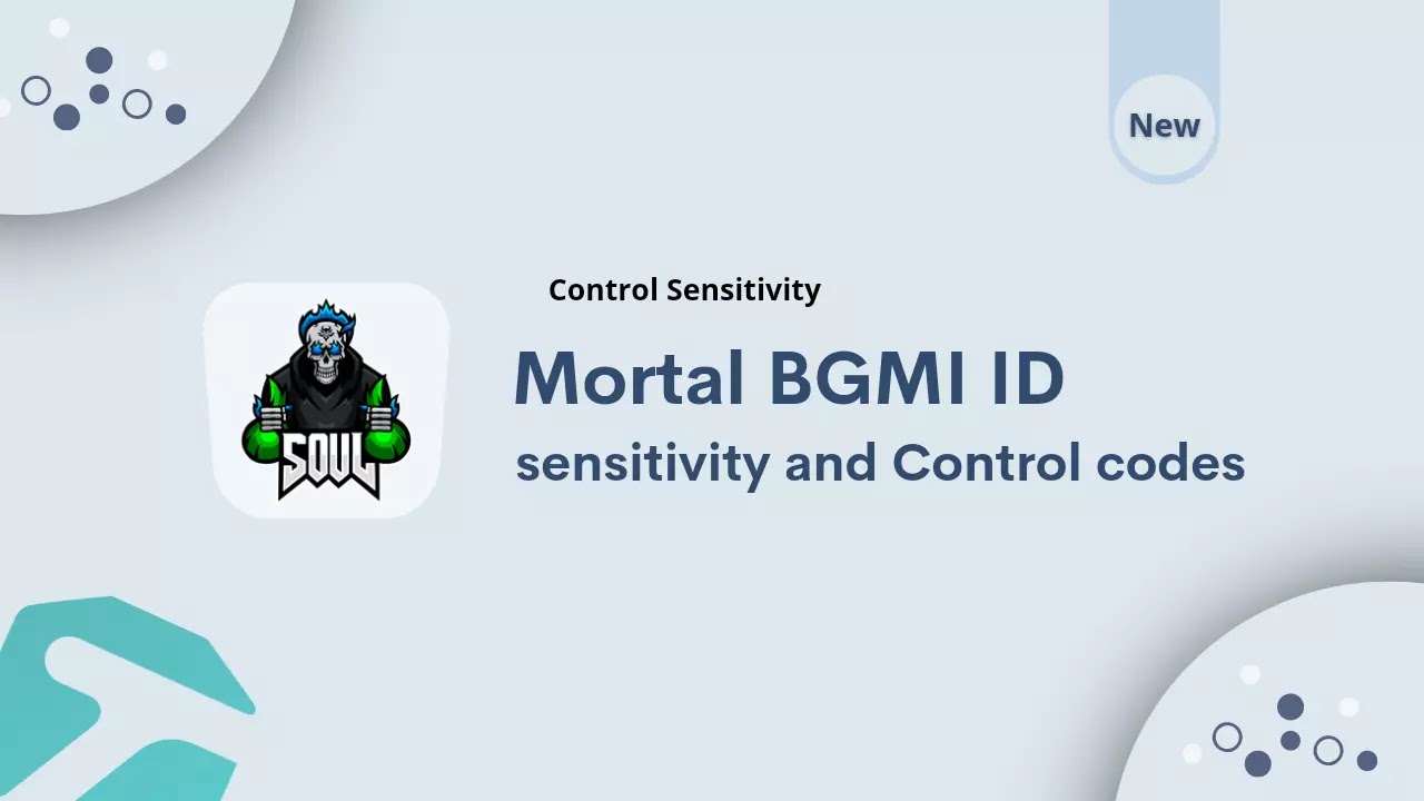 Mortal BGMI ID, sensitivity, and Control codes And Layout