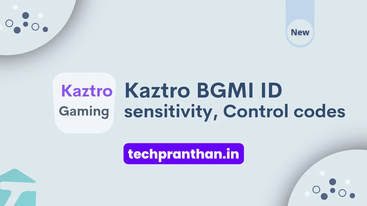 Kaztro BGMI ID, sensitivity, and Control codes And Layout